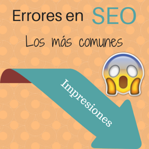 Errores en SEO