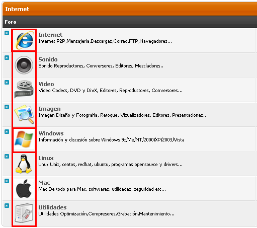 cambiar iconos a un foro mybb