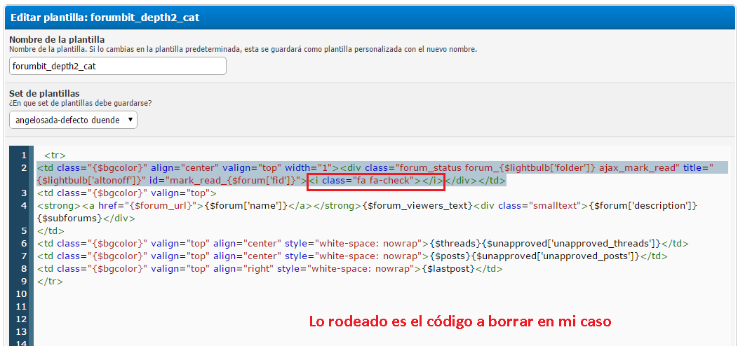 cambiar iconos foro mybb