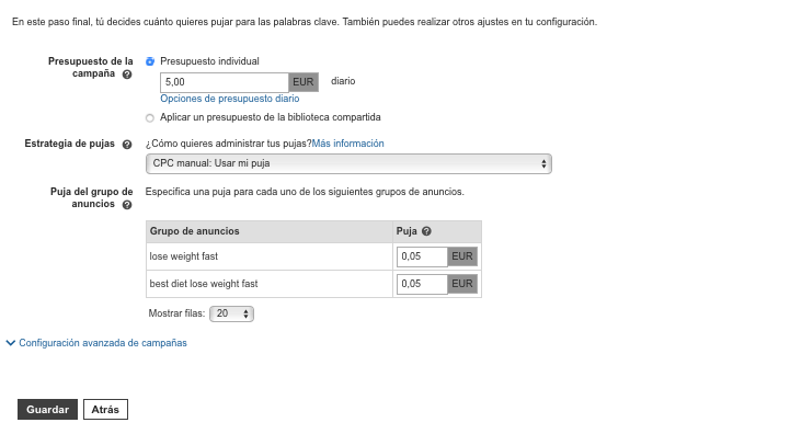 presupuesto para ganar dinero con bing ads y clickbank 2017 2018