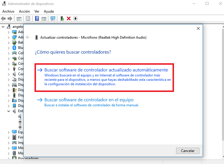 solucionar problema driver microfono discord