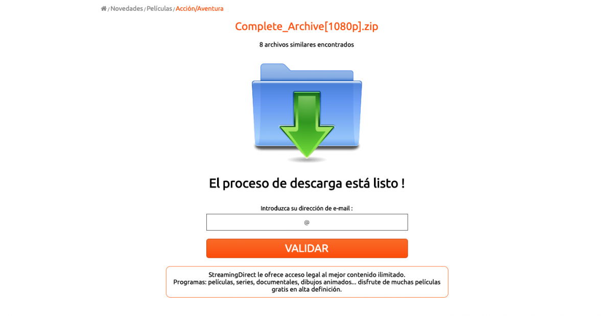 oferta cpa para ganar dinero con películas