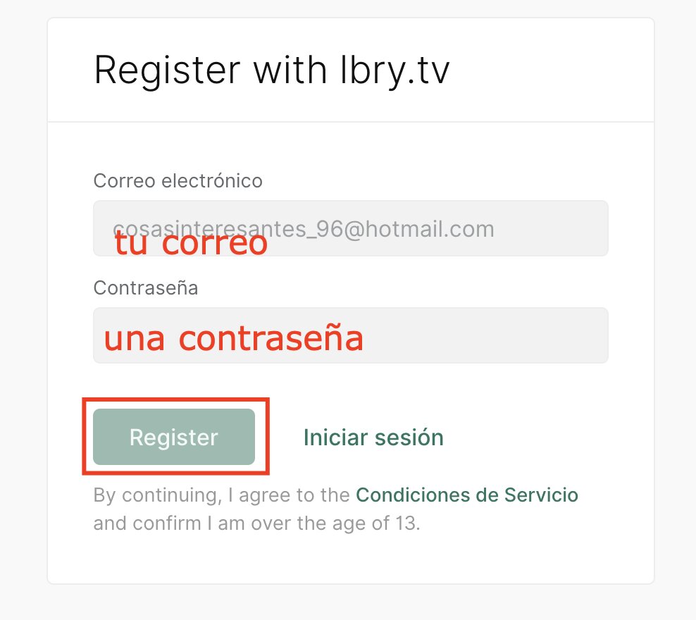 como crear una cuenta en lbry.tv gratis